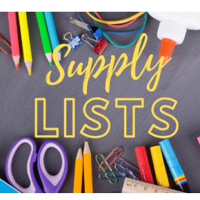 2025-2026 Supply Lists